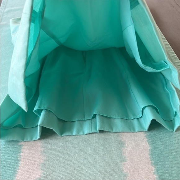 Lilly Pulitzer Jackie Shell Top Beaded Jeweled Sleeveless Aqua Blue 00 - Picture 6 of 14